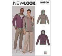 Patron New Look 6806 - Sweats à capuche unisexes(...) -