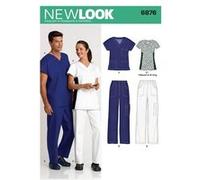 New Look - Patron de couture NL6876 Ensemble médical 22 x 15 cm