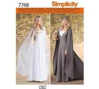 Simplicity Patron de couture 1551 – Costumes pour femmes, taille papier blanc U5 (16-18-20-22-24)