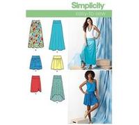 Simplicity 1616 Taille K5 Patron pour Tricot ou tissé Patron de Couture Jupes, Multicolore