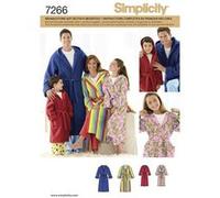 Patron Simplicity 3575 robe de chambre adolescent et adulte - Model FR : TP-TG G