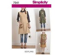 Patron 7941.A Robe tablier pour dames - Model toutes les tailles