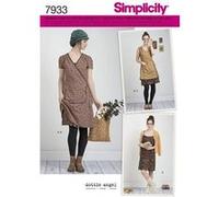 Patron Simplicity 8186 Robe femme - Model FR 32-40 G