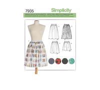Patron Simplicity 8211 Jupe Dame