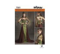 Patron Simplicity 8363 (Ex7981) Costume De Guerrière