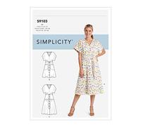 Patron Simplicity 9103 Robe femme manches chauve - souris