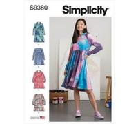 Patron Simplicity 9380 - Robes sweat pour femme 34 au 52 FR(...) -