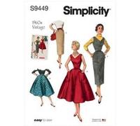 Patron Simplicity 9449 - Robe, pull et jupes pour femme du 34 au 52 FR - Model FR 44-52 G