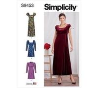 Simplicity Patron de couture S9453 - Robe pour femme - Tailles 34-52 FR