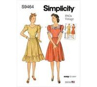 Patron Simplicity 9464 - Robe pour jeunes filles S9464.H5 - Model FR 34-42 G