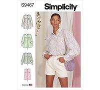 Patron Simplicity 9467 - Hauts pour jeunes filles - Model FR 42-50 G