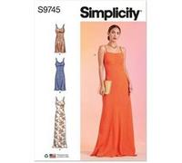 Patron 9745 - Robe droite - Model FR 46-54