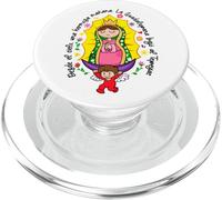 Patrona de México Guadalupana Virgen Reina de la Hispanidad PopSockets PopGrip pour MagSafe
