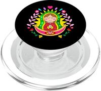 Patrona de México Guadalupana Virgen Reina de la Hispanidad PopSockets PopGrip pour MagSafe