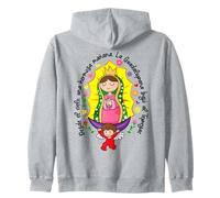 Patrona de México Guadalupana Virgen Reina de la Hispanidad Sweat à Capuche