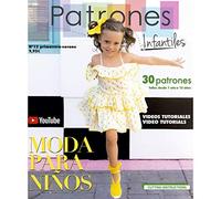PATRONESMUJER - Patrons de couture pour enfants n°12. 30 modèles fille garçon avec tutoriels vidéo en français (Youtube). Tailles 1-12 ans. Magazine printemps-été.