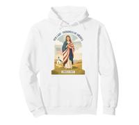 Patronne de l'Amérique USA Notre Dame Mère Marie Catholique Sweat à Capuche