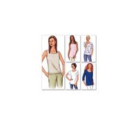 Patrons Butterick B3383 pour femme/petite taille de haut (taille L-XL)