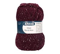 Patrons Coffret Mélange de laine Aran Tweed 30 Bordeaux