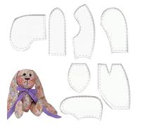 Patrons de de lapin de Pâques, modèle de lapin en peluche douce de différentes tailles | Décoration de Pâques, lapins de Pâques remplis, décorations rustiques de lapin
