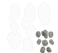 Patrons de Pochoirs de à mémoire d'éléphant | Règle facile pour rembourrage d'animaux Outils de bricolage pour fabriquer des jouets à la maison