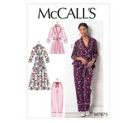 Patrons de pyjama et peignoir pour femmes McCall's McCall's Tailles L-XL S
