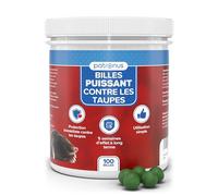 Patronus Boules Taupe Power 100 PCS. - Boules répulsives Contre Les Taupes avec Effet immédiat et à Long Terme - Produit Efficace Contre Les Taupes