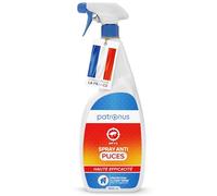 Patronus Spray Anti Puces Chat & Chien 1000ml - Non Tachant & sans Odeur - Traitement Anti Puces, Tiques, Acariens pour la Maison, Meubles & Textiles - Spray Anti Puce Maison Très Efficace