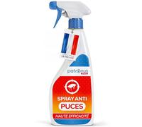 Patronus Spray Anti Puces Chat & Chien 500ml - Non Tachant & sans Odeur - Traitement Anti Puces, Tiques, Acariens pour la Maison, Meubles & Textiles - Spray Anti Puce Maison Très Efficace