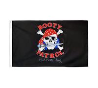 Patrouille De Butin De Pirate Drapeaux Décoratifs D'Extérieur 90X150Cm Avec Œillets Drapeaux Décoratifs D'Extérieur Résistant Aux Intempéries Bannières De Pour Maison Anniversaires