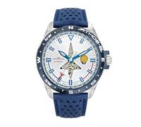 Patrouille de France Montre Athos 8 - Automatique - Cuir Bleu Perforé