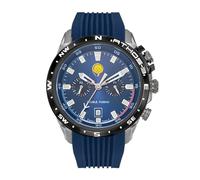 Patrouille de France Montre Aviateur Athos 3 - Multifonctions - Silicone Bleu