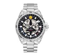 Patrouille de France Montre Aviateur - Athos 8 - Automatique - Acier Noir et Argent