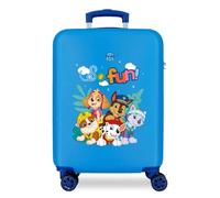 Patrouille Paw Patrol Playful Valise de cabine bleue 38 x 55 x 20 cm rigide ABS fermeture à combinaison latérale 34 L 2,66 kg 4 roues doubles bagage à main