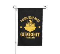 Patrouilleur fluvial PBR - Canonnière vietnamienne 30 x 45 cm pour décoration extérieure de jardin