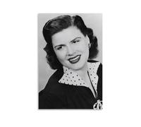 Patsy Cline 1 Poster sur toile pour chambre à coucher, décoration murale sans cadre, 20 x 30 cm