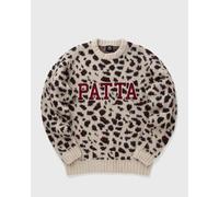 PATTA Leopard Brushed Knitted Sweater men Pullovers multi taille: M
