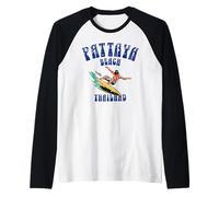 Pattaya Beach Thaïlande Surf Vieilli Manche Raglan