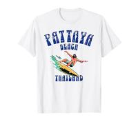 Pattaya Beach Thaïlande Surf Vieilli T-Shirt