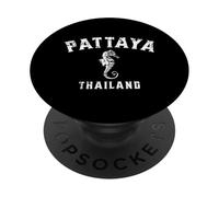 Pattaya Thaïlande Hippocampe Design Vieilli PopSockets PopGrip Adhésif