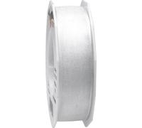 PRÄSENT C.E. Pattberg Ruban en Organza renforcé Motif 4 Saisons Blanc 25 mm x 25 m