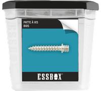 Patte à vis bois ESSBOX SCELL-IT avec collerette - Ø8 mm x 60 mm - Boite de 50 - EX-9331110860