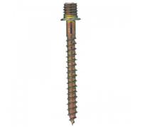 Patte à vis bois pour collier de supportage - M8 8x60 mm - 100 pièces FISCHER