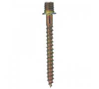 Patte à vis bois pour collier de supportage - M8 8x60 mm - 100 pièces FISCHER