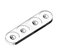 Patte d’assemblage Systemtac 2199 PRUNIER - 22x82x5 mm - Blanc - 100 pièces - STBP199