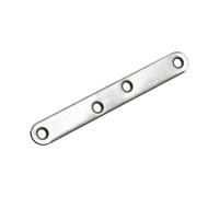 Patte d'assemblage inox mat HETTICH, L. 120 mm x l.15 mm x H.0.2 cm