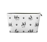 Patte de Bouledogue français, Trousse de Maquillage Trousse à cosmétiques Trousse de Toilette de Voyage Portable Pochette de Toilette