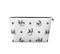 Patte de Bouledogue français, Trousse de Toilette Trousse de Maquillage Sac à cosmétiques Trousse de Toilette de Voyage Portable