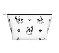Patte de Bouledogue français, Trousse de Toilette Trousse de Maquillage Sac à cosmétiques Trousse de Toilette de Voyage Portable