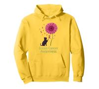 Patte de Chat en Forme de Patte de Fleur pour guérir Le Cancer du Sein Sweat à Capuche